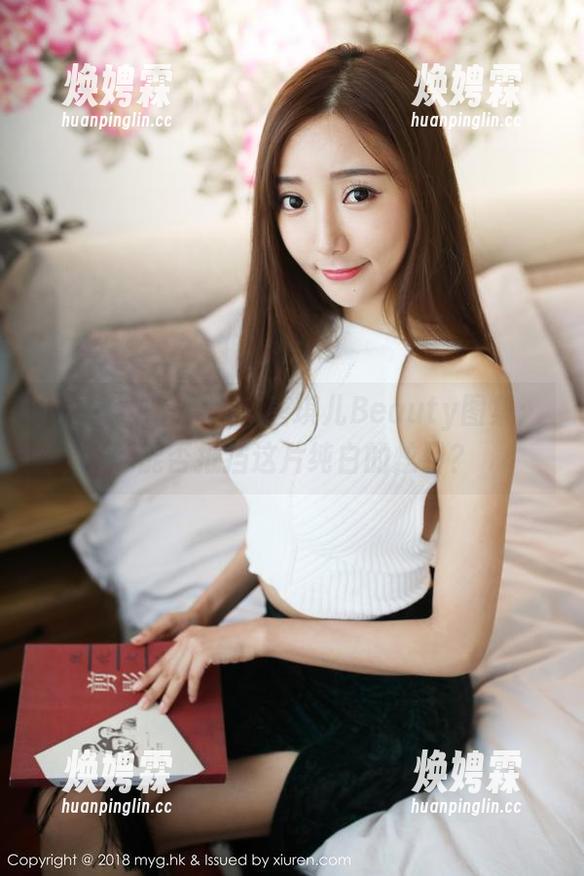 MyGirl美媛馆 - 唐琪儿Beauty图集：你能否抵挡这片纯白的炫目？